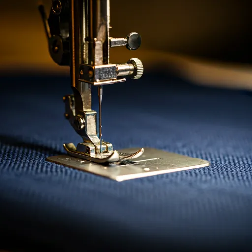 Precision stitching at Phuong Linh Garment workshop